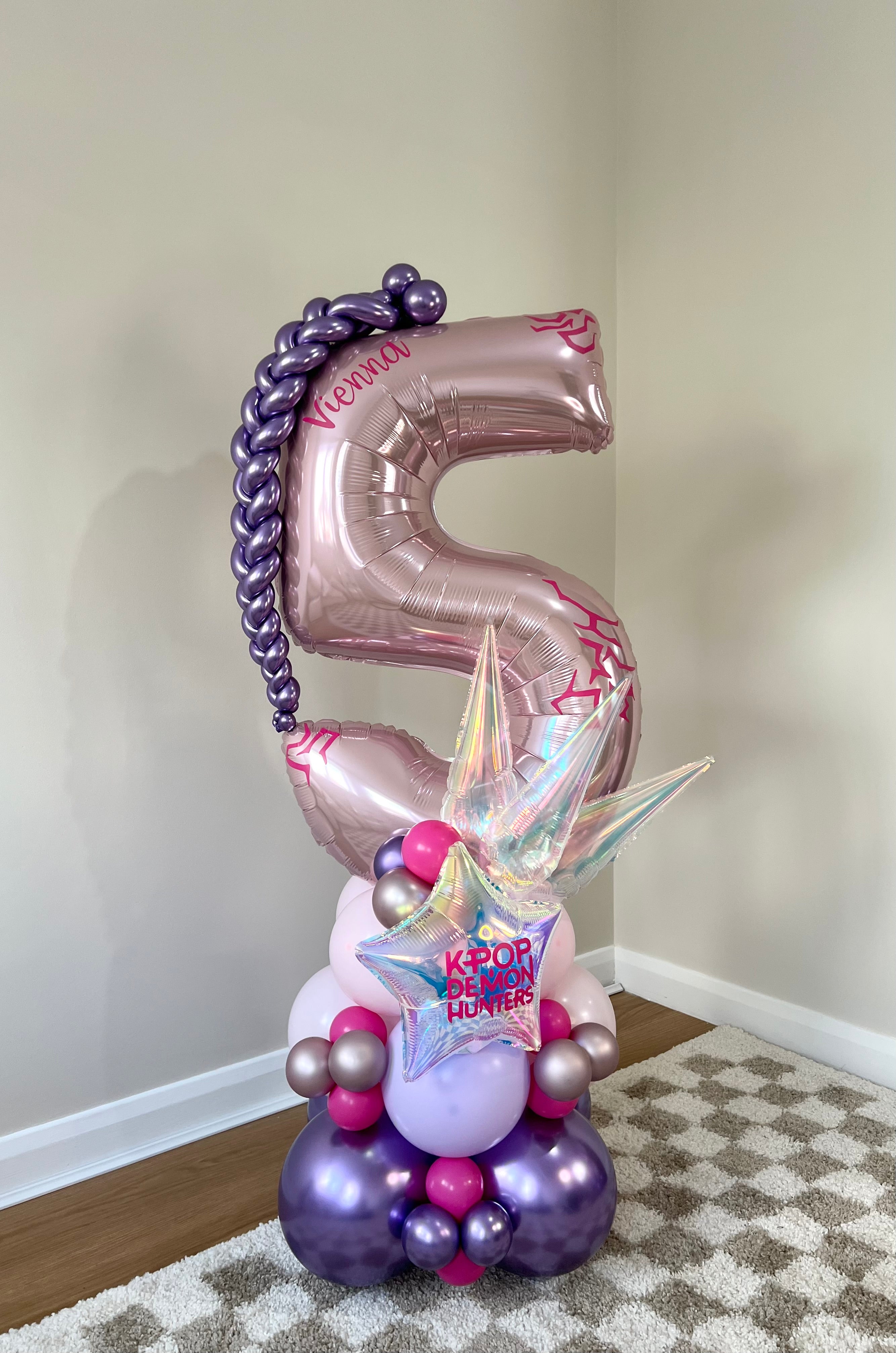 Luxury Themed Number Stack - Single