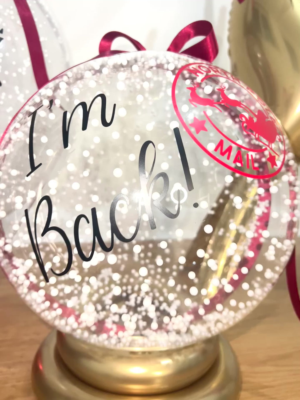 Elf Arrival Snow Globe